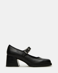 LISBON BLACK LEATHER